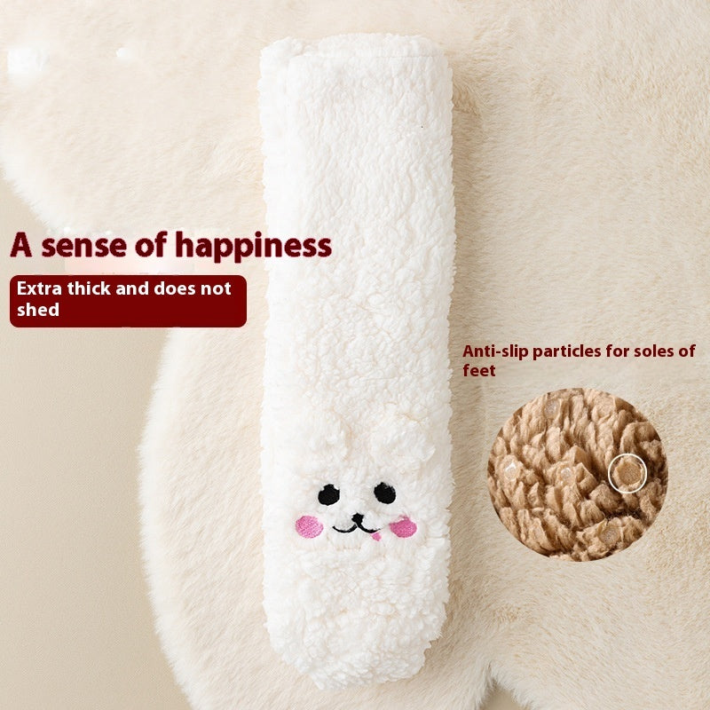 Cute Warm Velvet Japanese-style Non-slip Socks