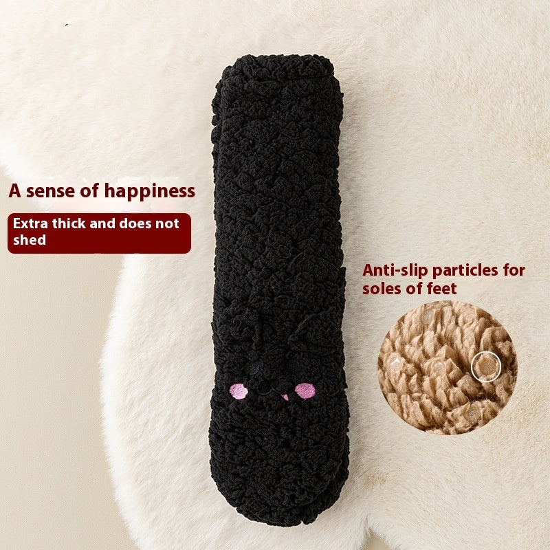 Cute Warm Velvet Japanese-style Non-slip Socks