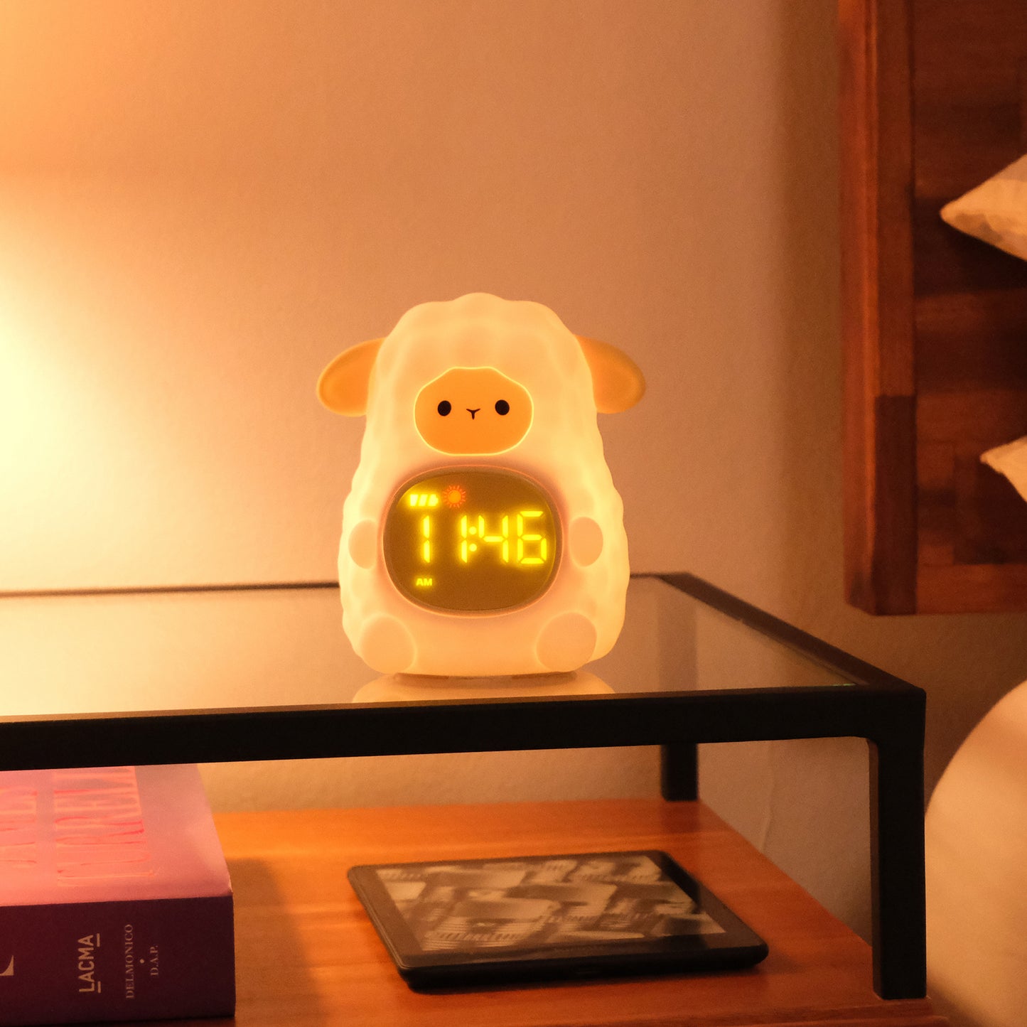 Lamb Night Light and Sound Clock