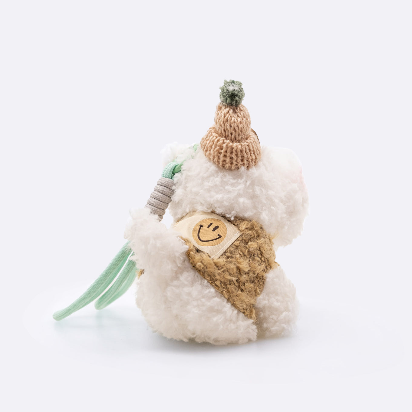 Westie Terrier Plush Bag Charm Keychain