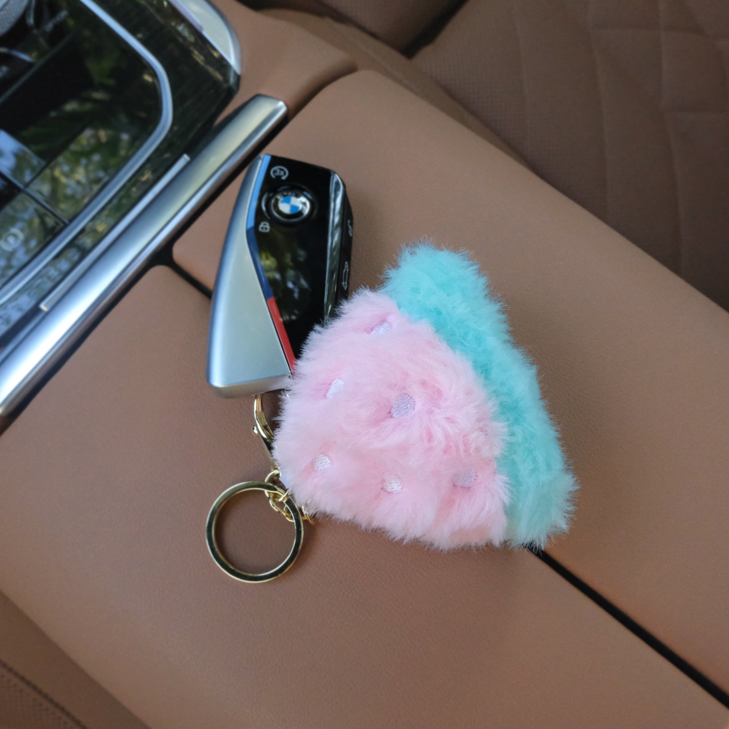 Juicy Fruit Plush Bag Charm Keychain