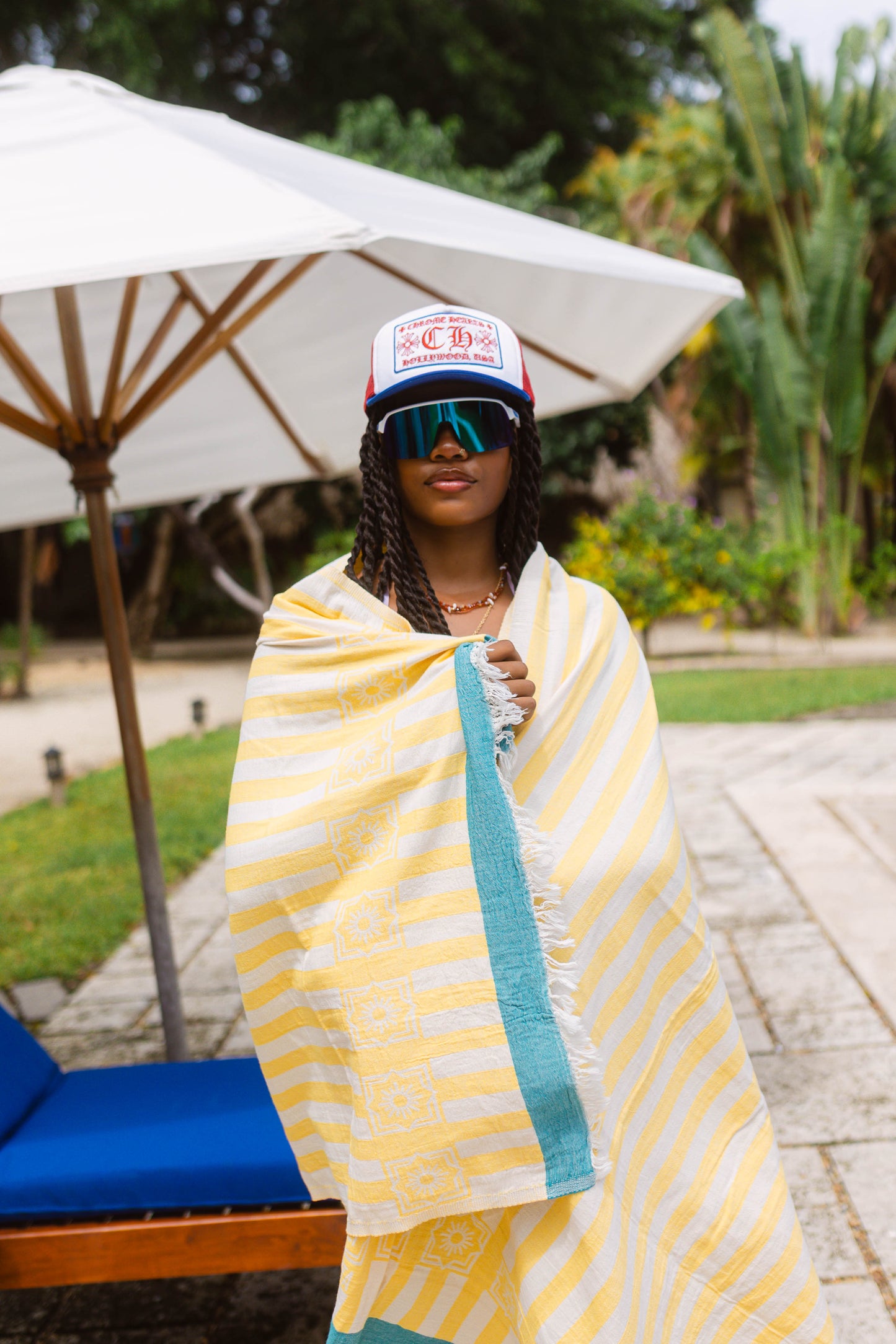 Helios Striped Towels