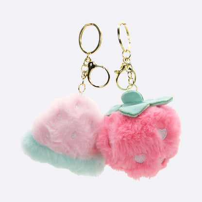 Juicy Fruit Plush Bag Charm Keychain
