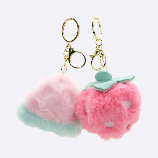 Juicy Fruit Plush Bag Charm Keychain