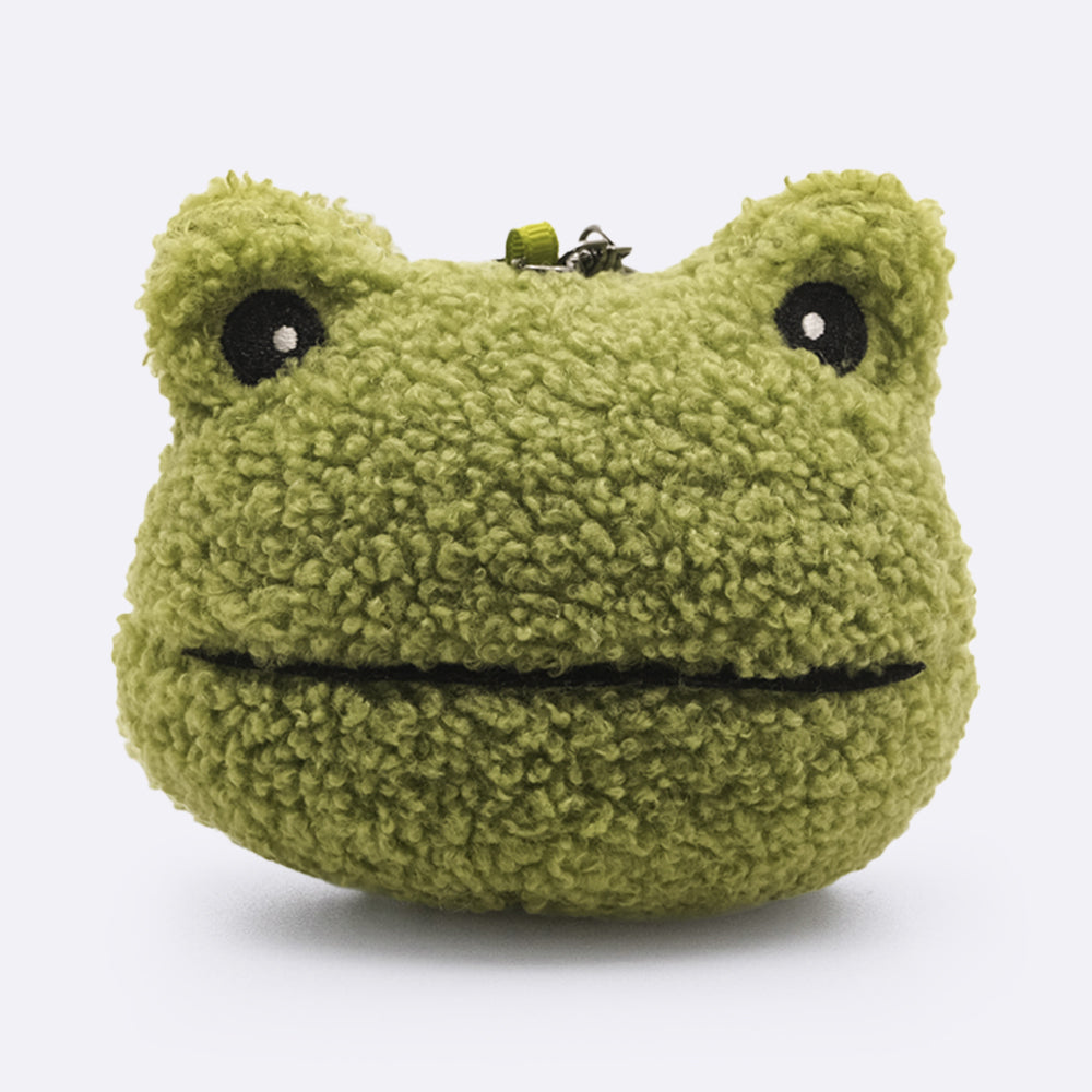 Frog Coin Purse Plush Bag Charm Keychain