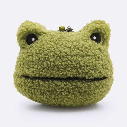 Frog Coin Purse Plush Bag Charm Keychain