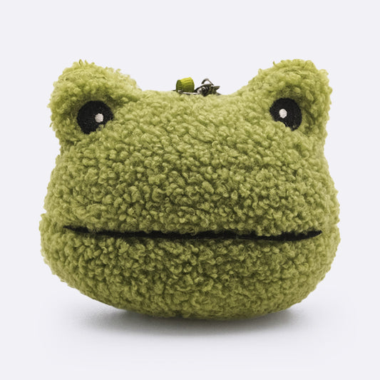 Frog Coin Purse Plush Bag Charm Keychain