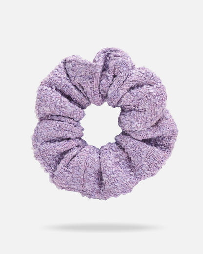 Lavender Tweed Scrunchie