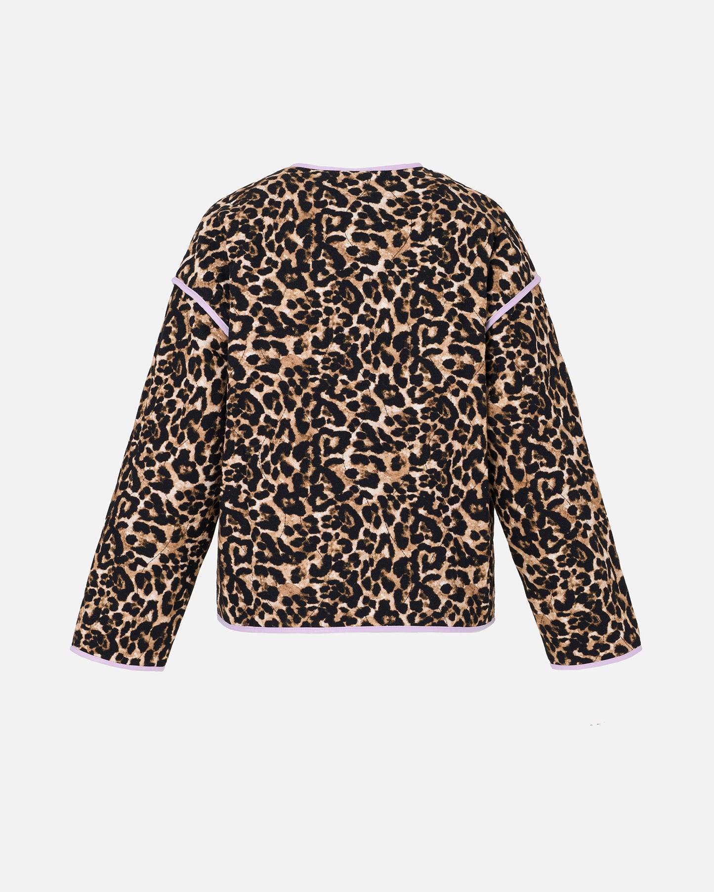 The Piped Leopard Jacket