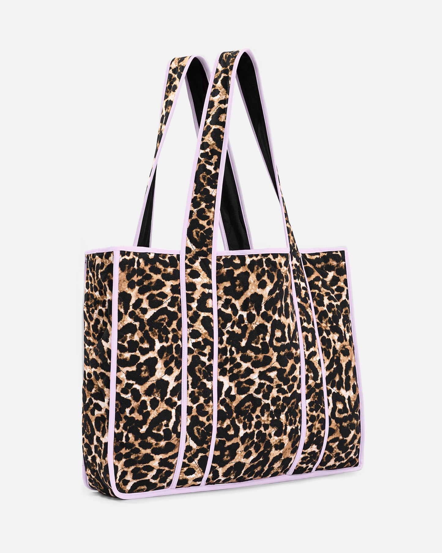 The Piped Leopard Tote